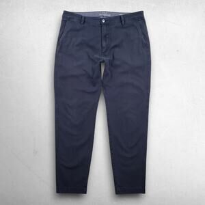 Levis XX Chino Standard Taper Pants Men 36x32 Blue Stretch Business Smart Casual